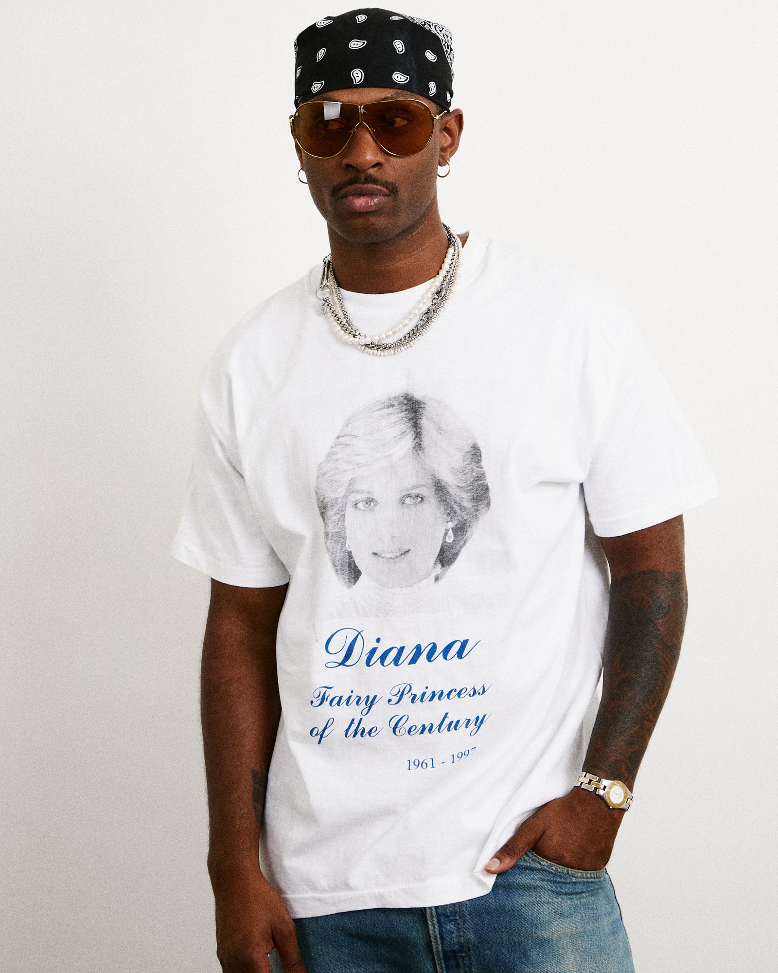 Vintage Lady Diana Commemorative T-shirt (L)