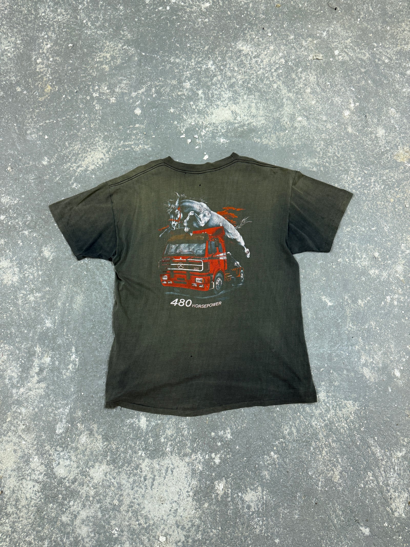 Vintage 480 horse power T-shirt