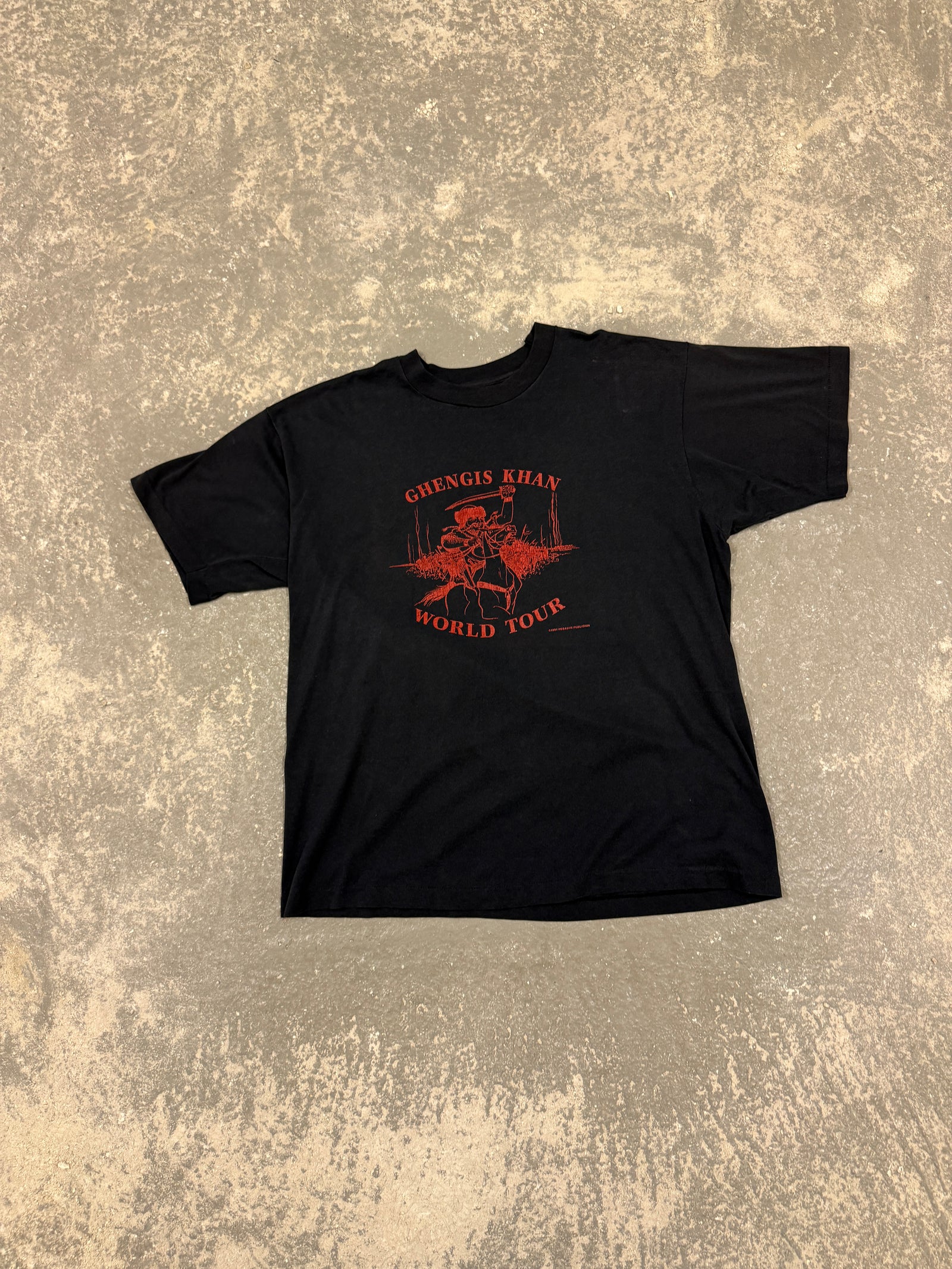 Vintage Genghis Khan World Tour T-shirt (XXL)