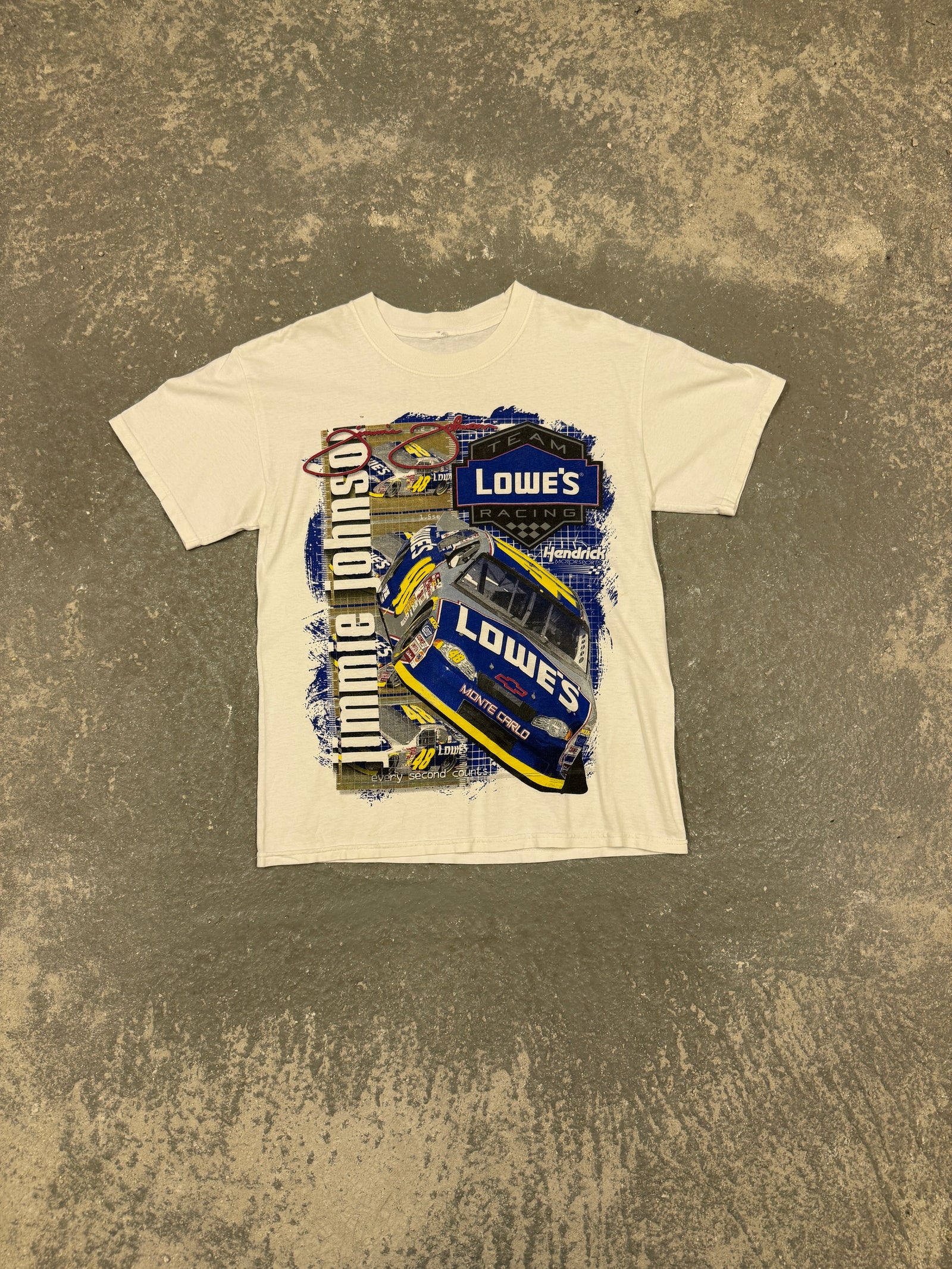 Vintage Jimmie Johnson Team Lowe's Racing T-shirt (XL)