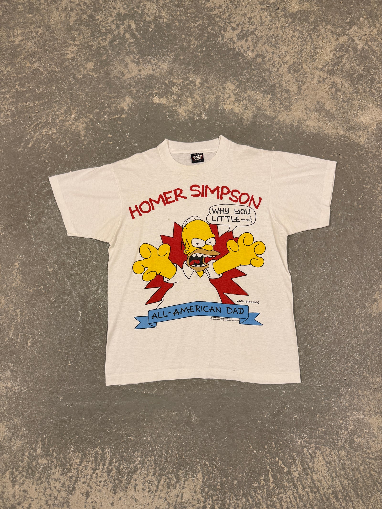 Vintage Homer Simpson T-shirt (L)