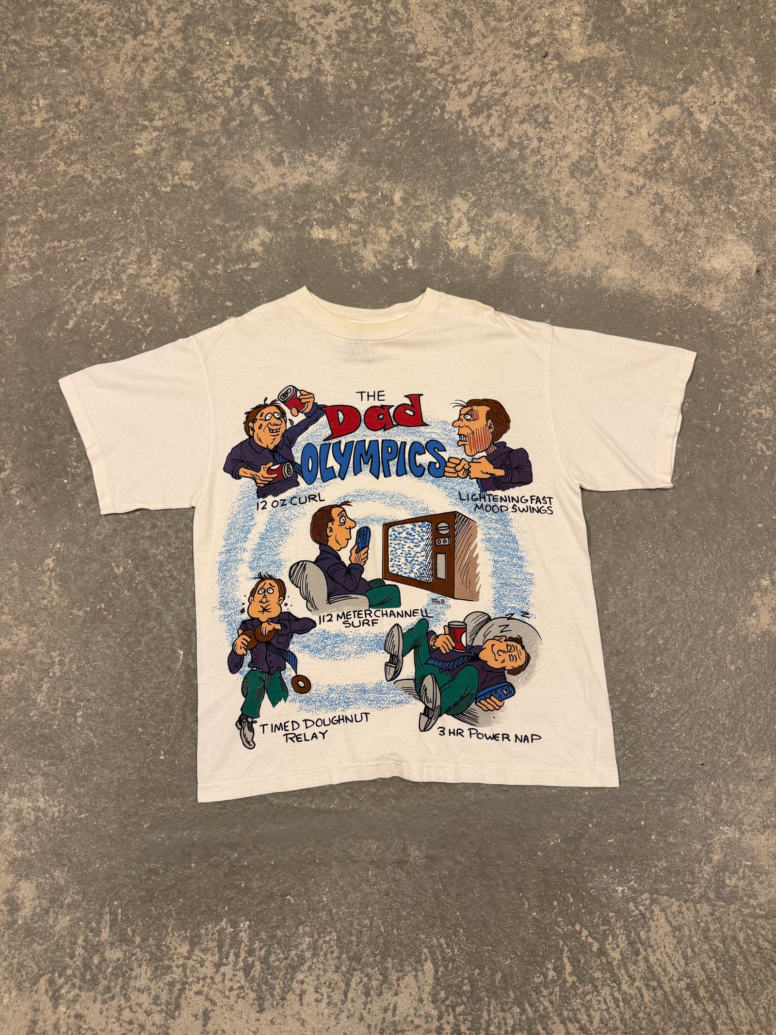 Vintage The Dad Olympics T-shirt (L)
