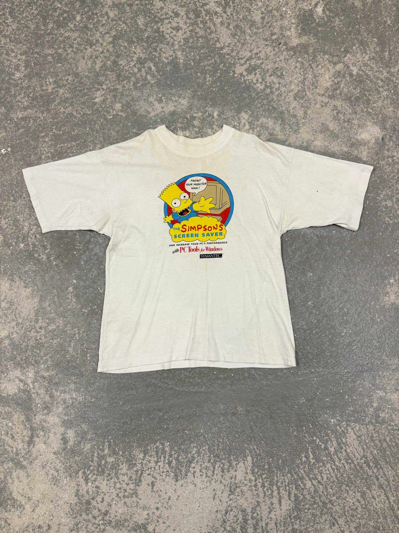 Vintage The Simpsons Screen Saver T-shirt (XL)