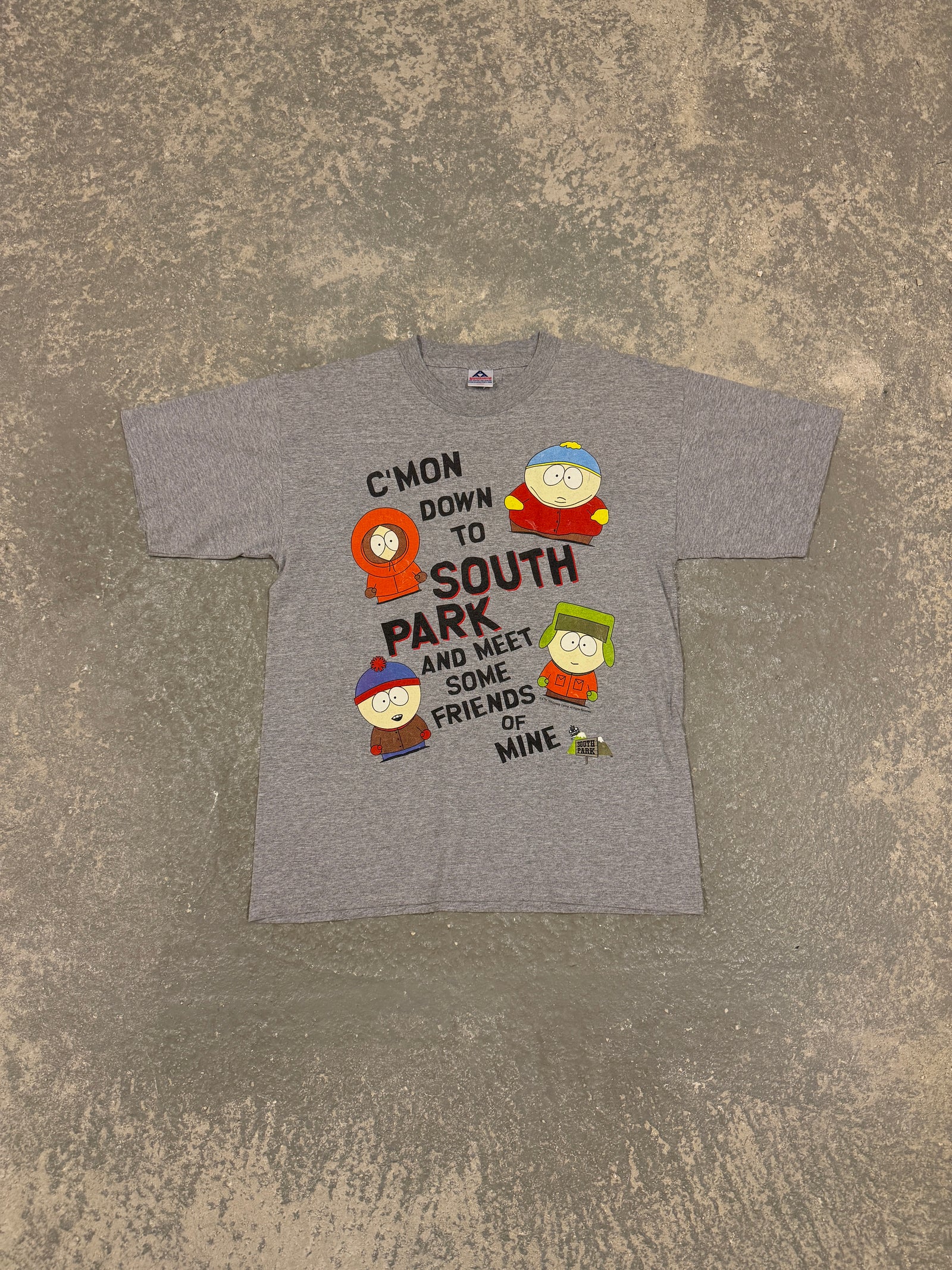 Vintage South Park Grey T-shirt (L)
