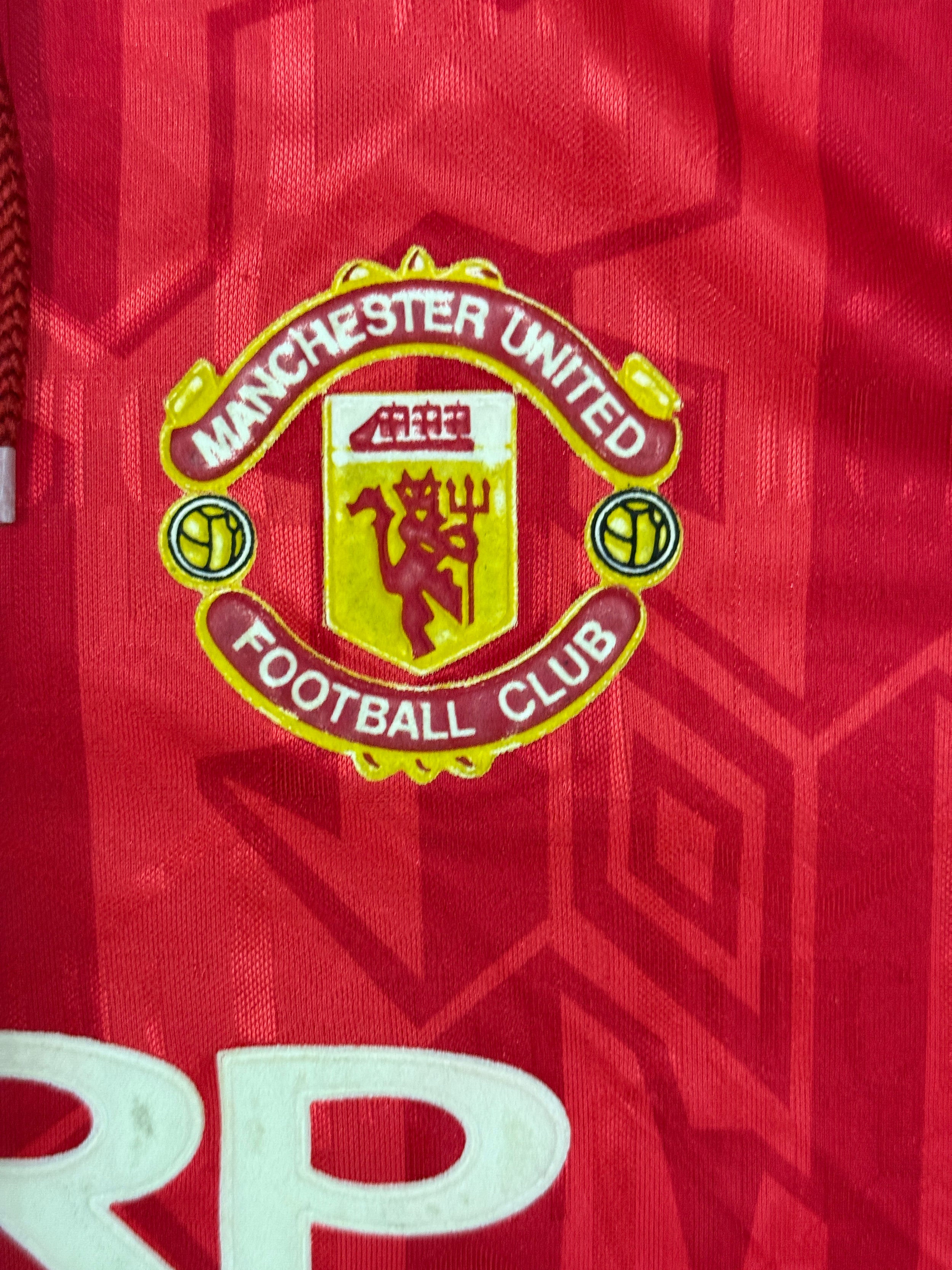 Vintage Cantona Manchester United 1993 Jersey (L)