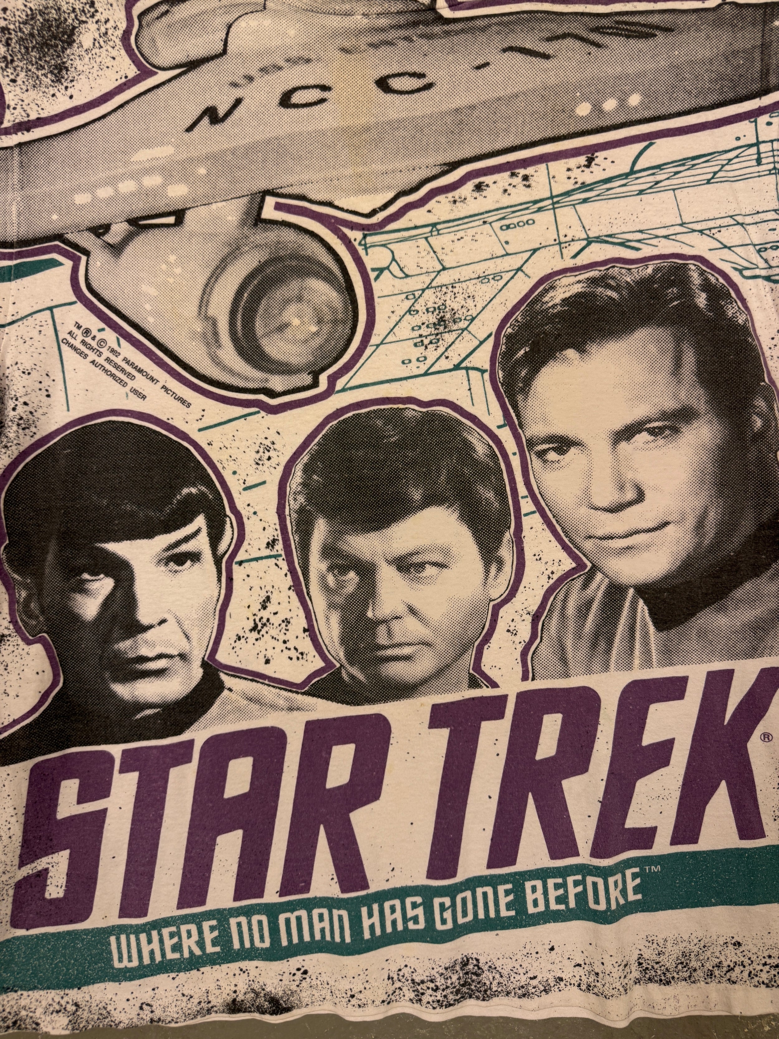 Vintage Star Trek T-shirt (XL)