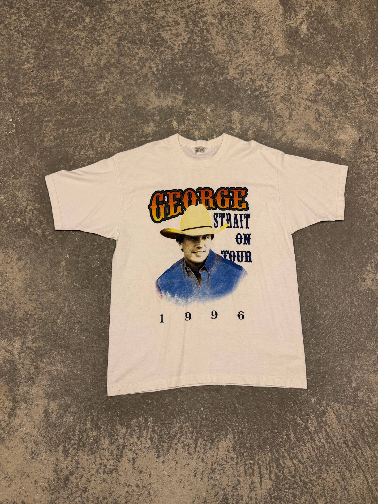 Vintage George Strait on tour 1996 T-shirt (XL)