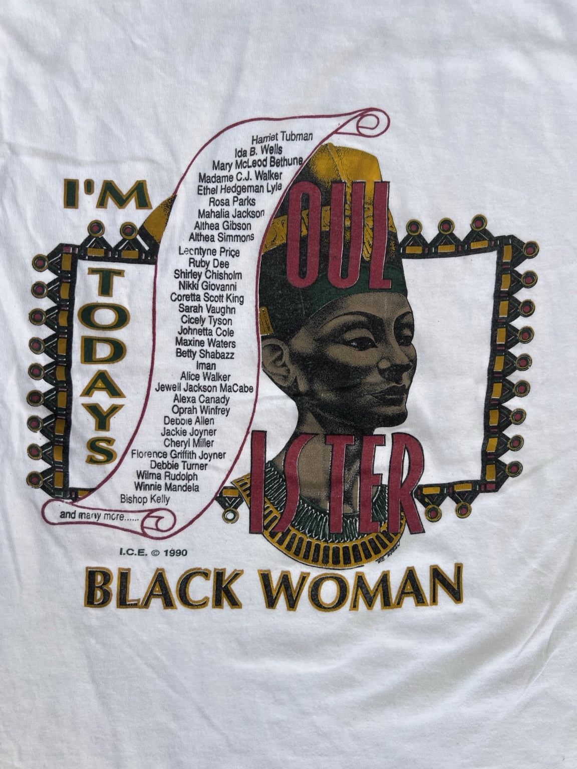 I'm Today's Black Woman front graphic detail