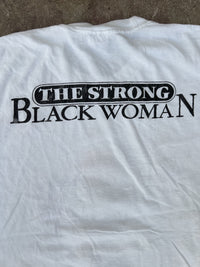 The Strong Black Woman back print detail