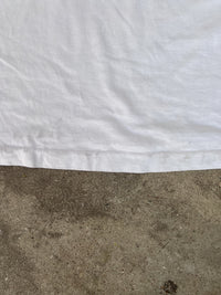 Vintage T-shirt hem construction detail