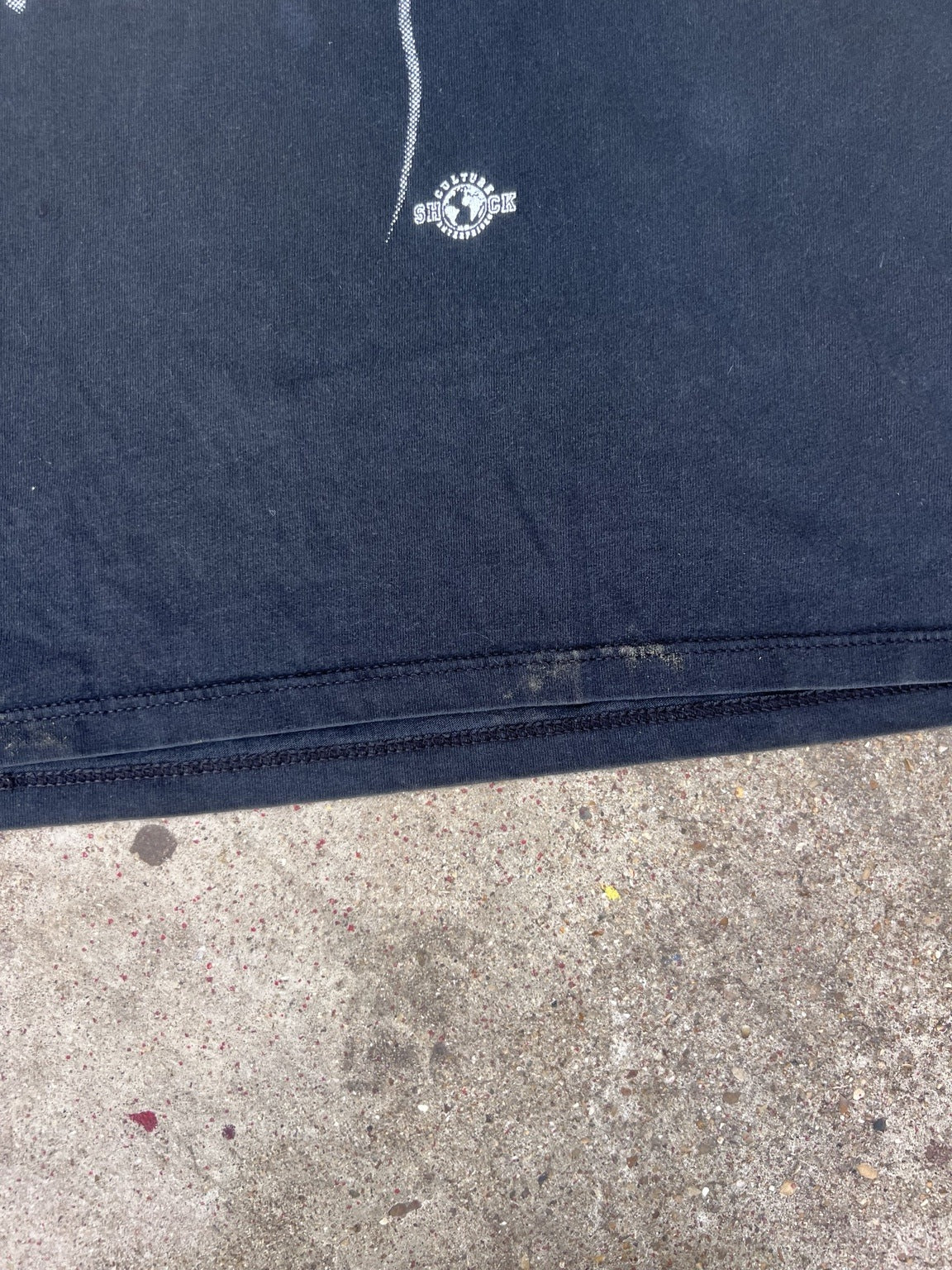 Vintage Culture Shock T-shirt Hem detail