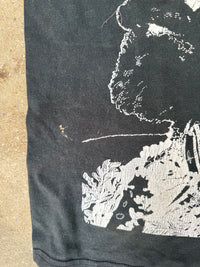 Haile Selassie vintage T-shirt wear detail