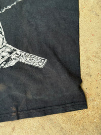 Haile Selassie vintage T-shirt hem detail