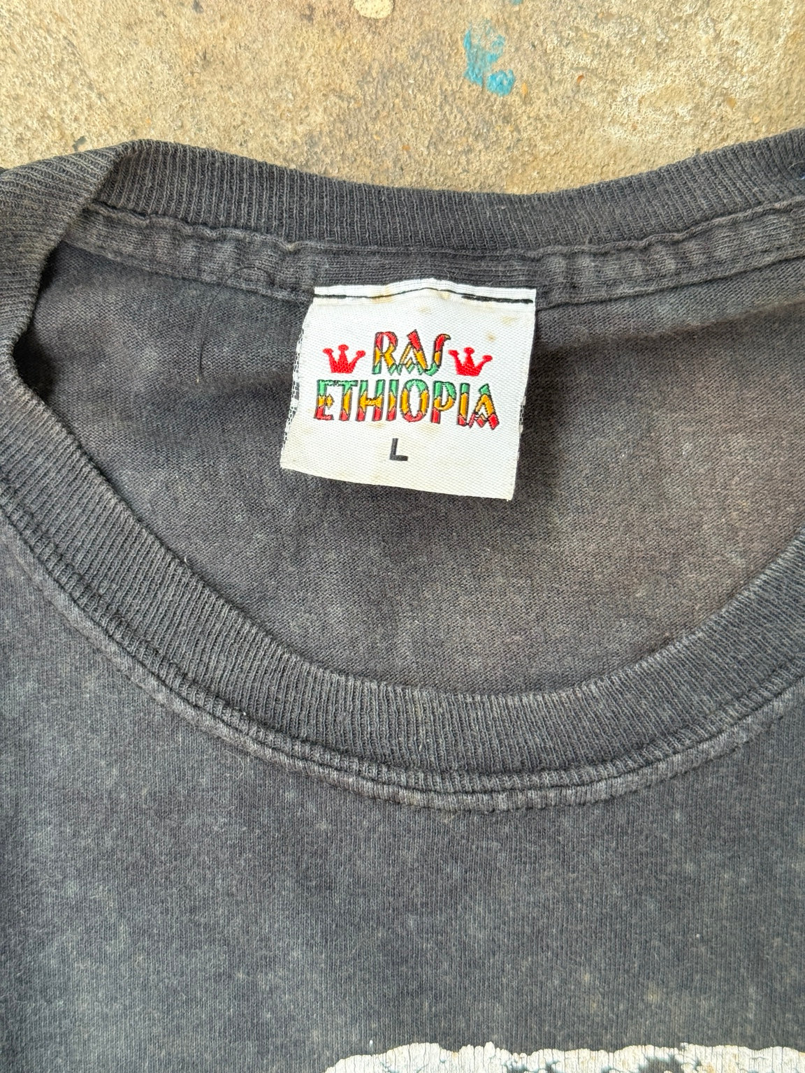 Ras Ethiopia size L neck label