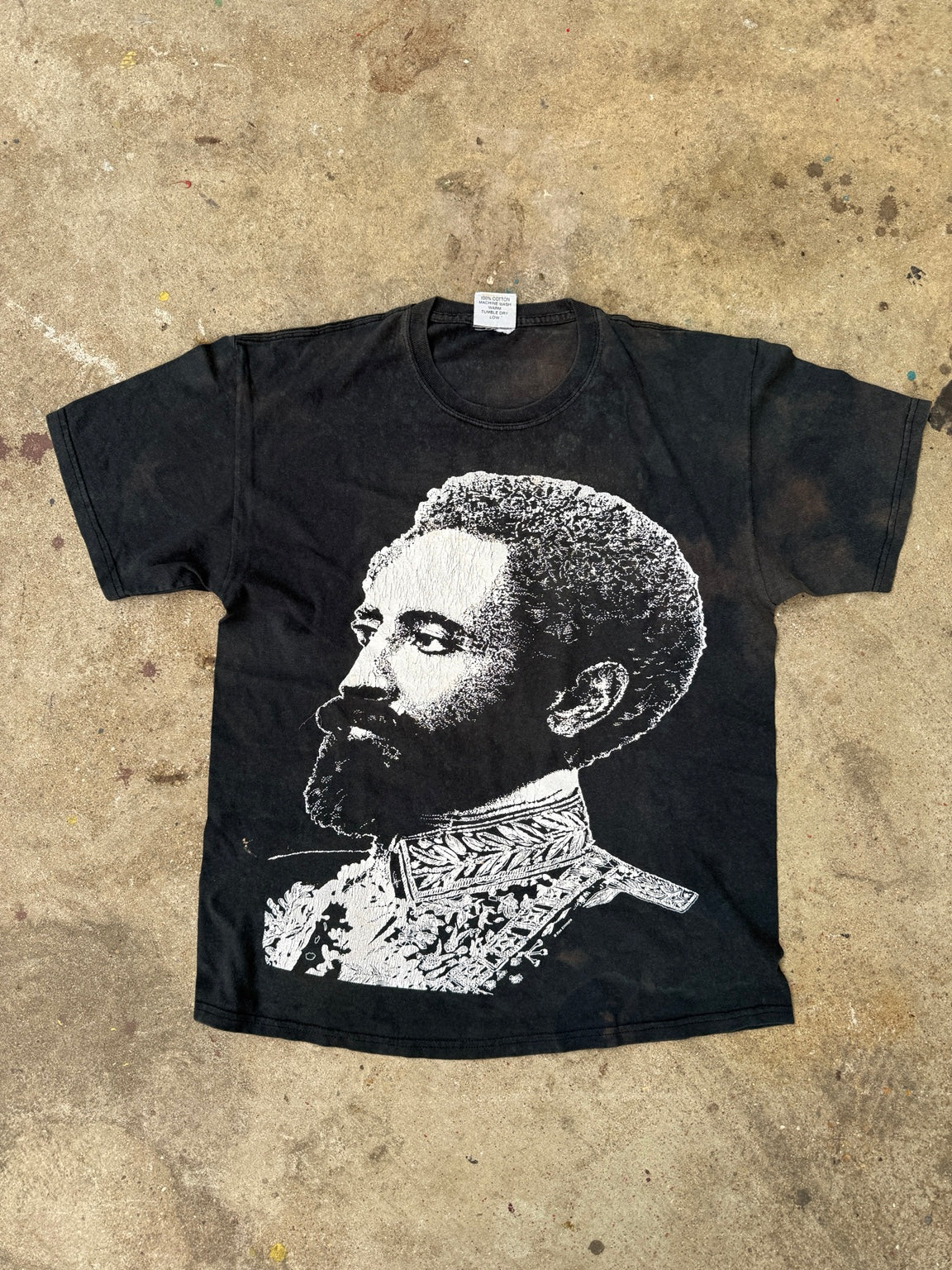Haile Selassie vintage T-shirt front