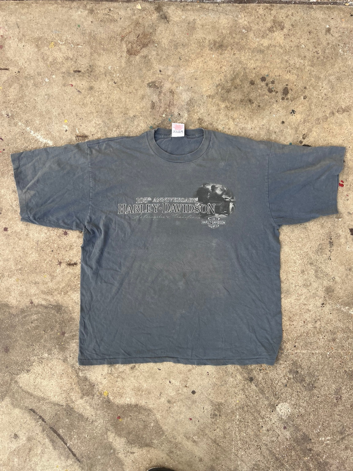 Harley-Davidson 105th Anniversary vintage T-shirt front alternate