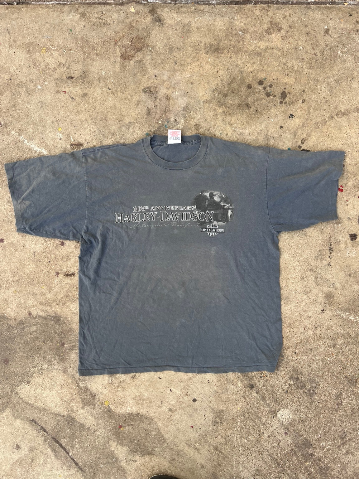 Harley-Davidson 105th Anniversary vintage T-shirt front