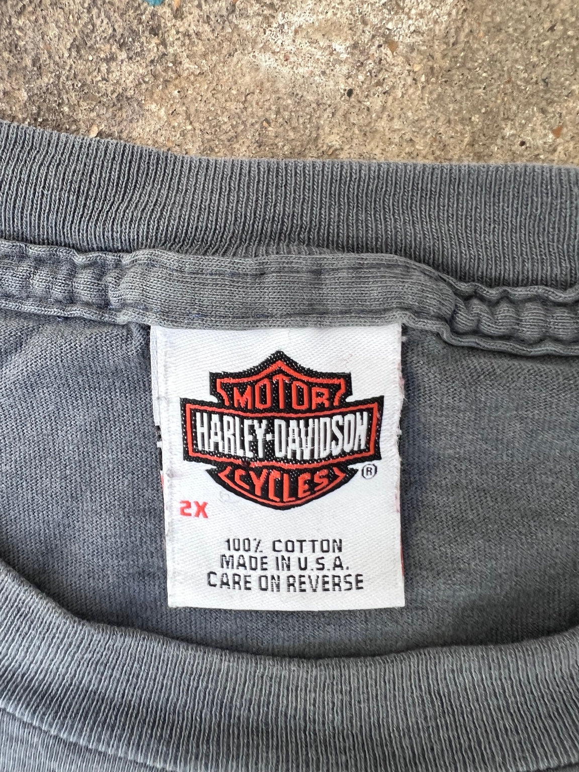 Harley-Davidson 105th Anniversary Made in USA 2XL label