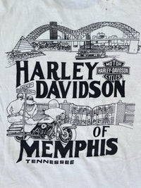 Vintage Harley-Davidson Memphis back graphic detail