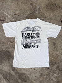 Vintage 1990 Harley-Davidson T-shirt back