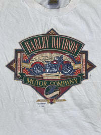 Vintage Harley-Davidson front graphic detail