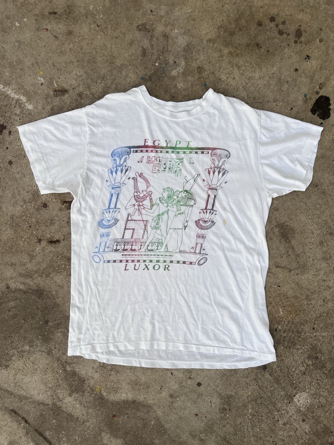 Vintage Luxor Egypt T-shirt full front