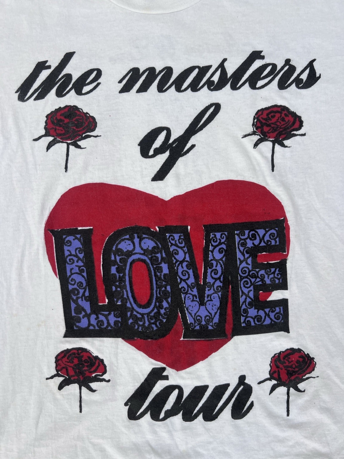 The Masters of Love Tour T-shirt graphic