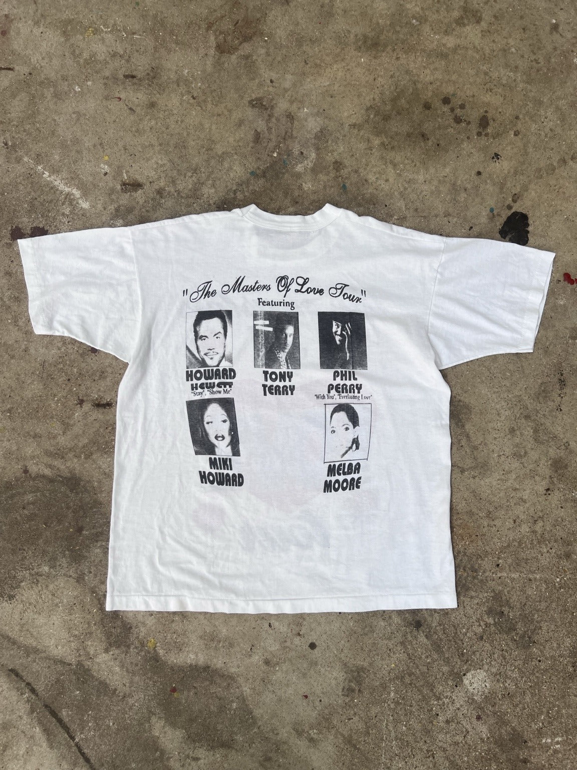 The Masters of Love Tour T-shirt back