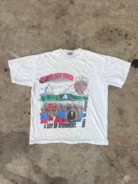 Full front of vintage 1995 Million Man March T-shirt