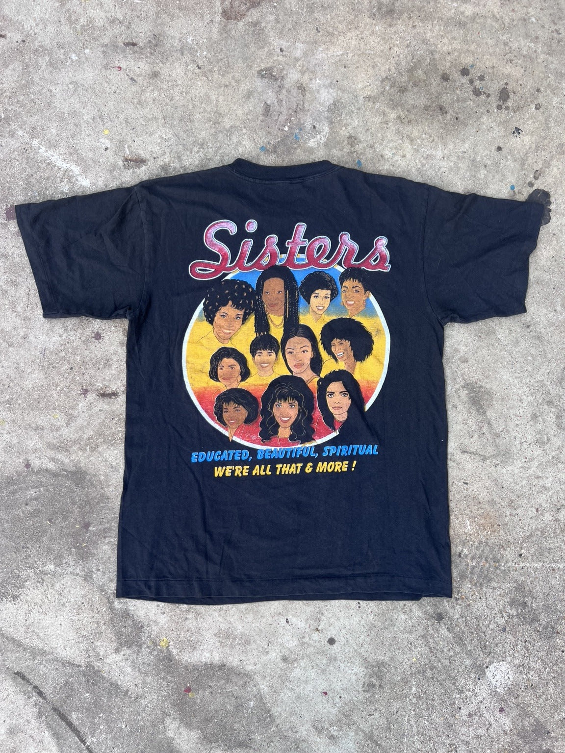 Million Woman March vintage T-shirt Back full