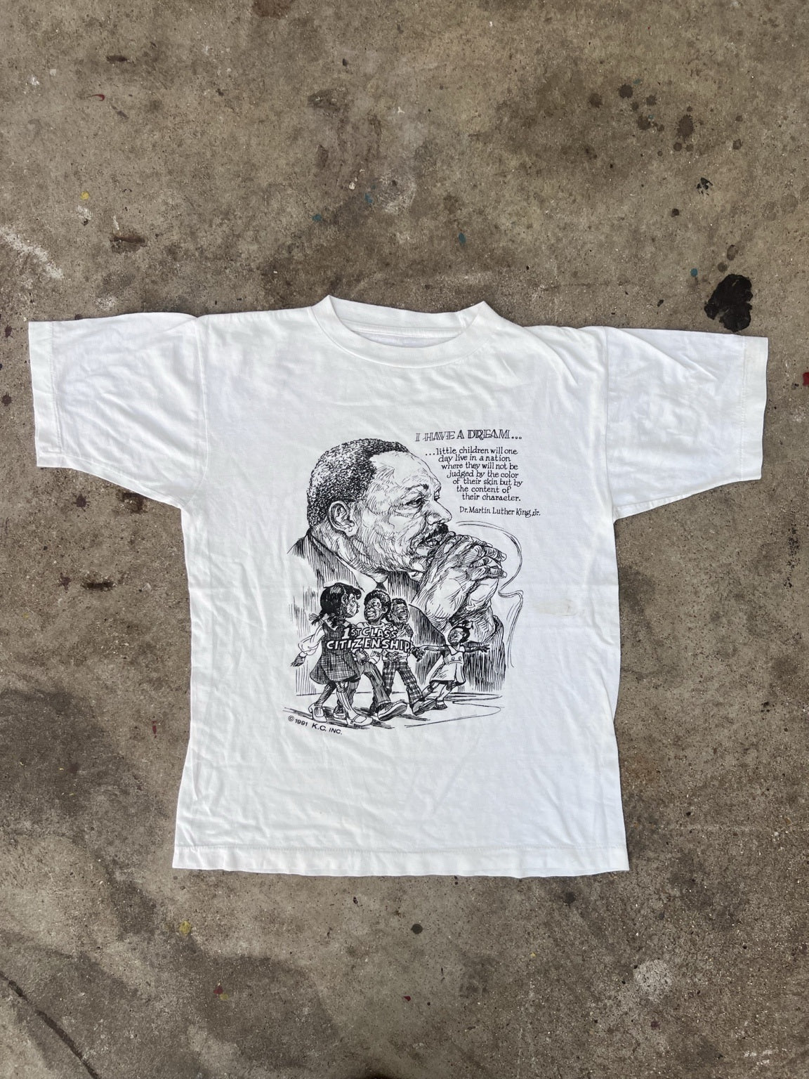 Vintage Martin Luther King Jr. 1991 Front