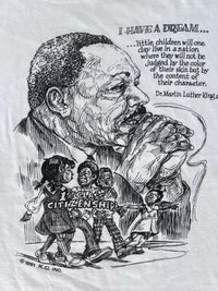 Vintage Martin Luther King Jr. 1991 Graphic close-up