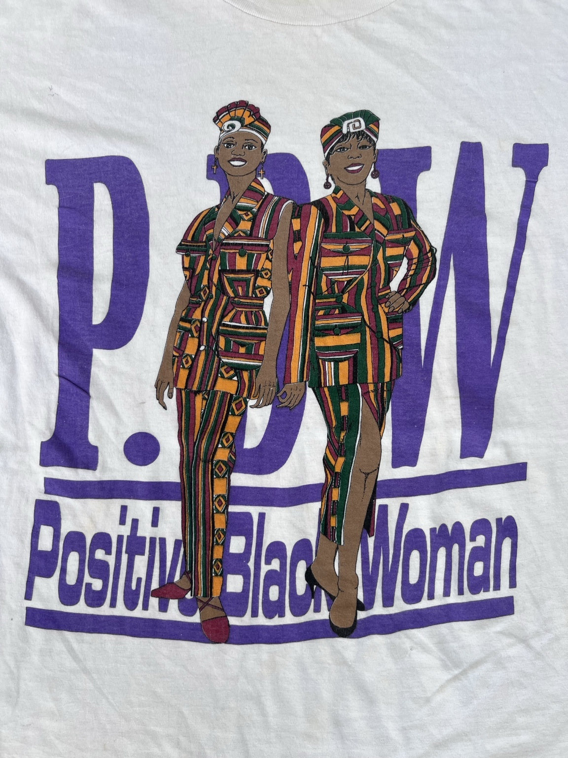 PBW Positive Black Woman front graphic detail
