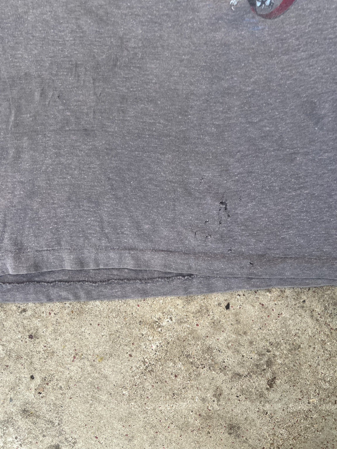 Vintage Harley-Davidson Eagle American Flag T-shirt detail