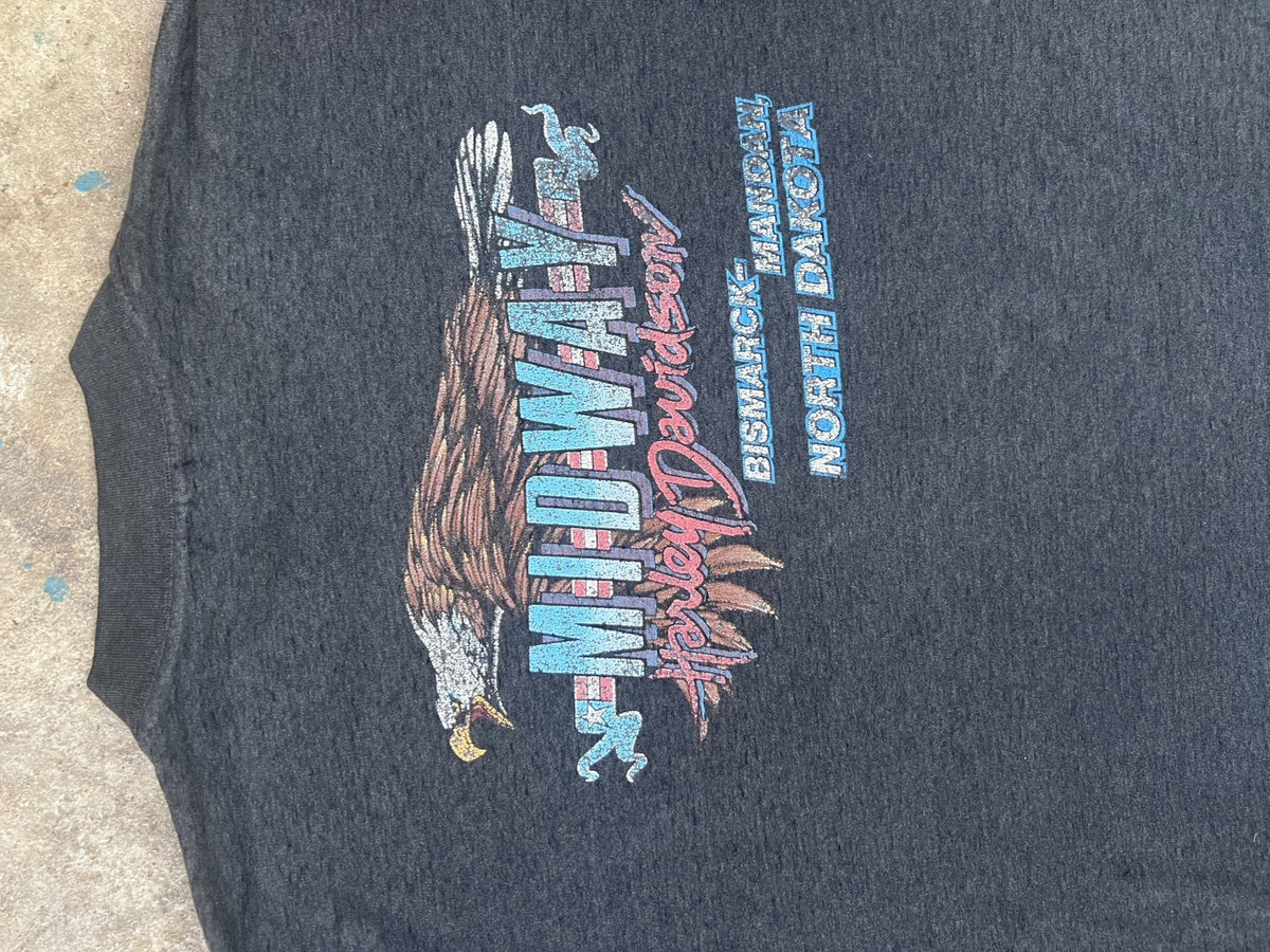 Vintage Harley-Davidson Panther T-shirt detail