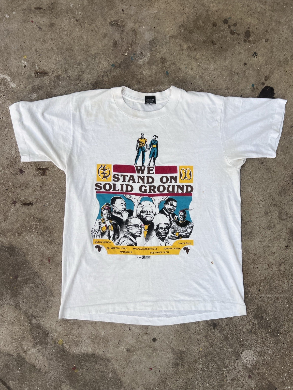 We Stand on Solid Ground vintage T-shirt photo 1