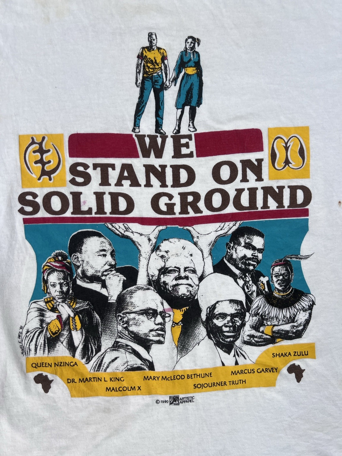 We Stand on Solid Ground vintage T-shirt photo 2