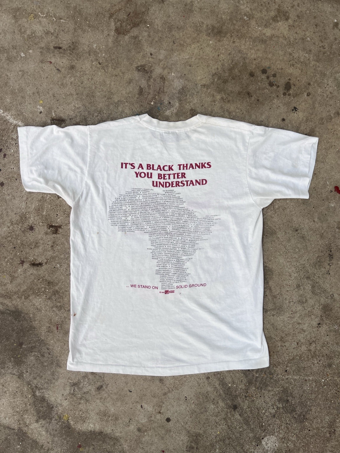 We Stand on Solid Ground vintage T-shirt photo 3