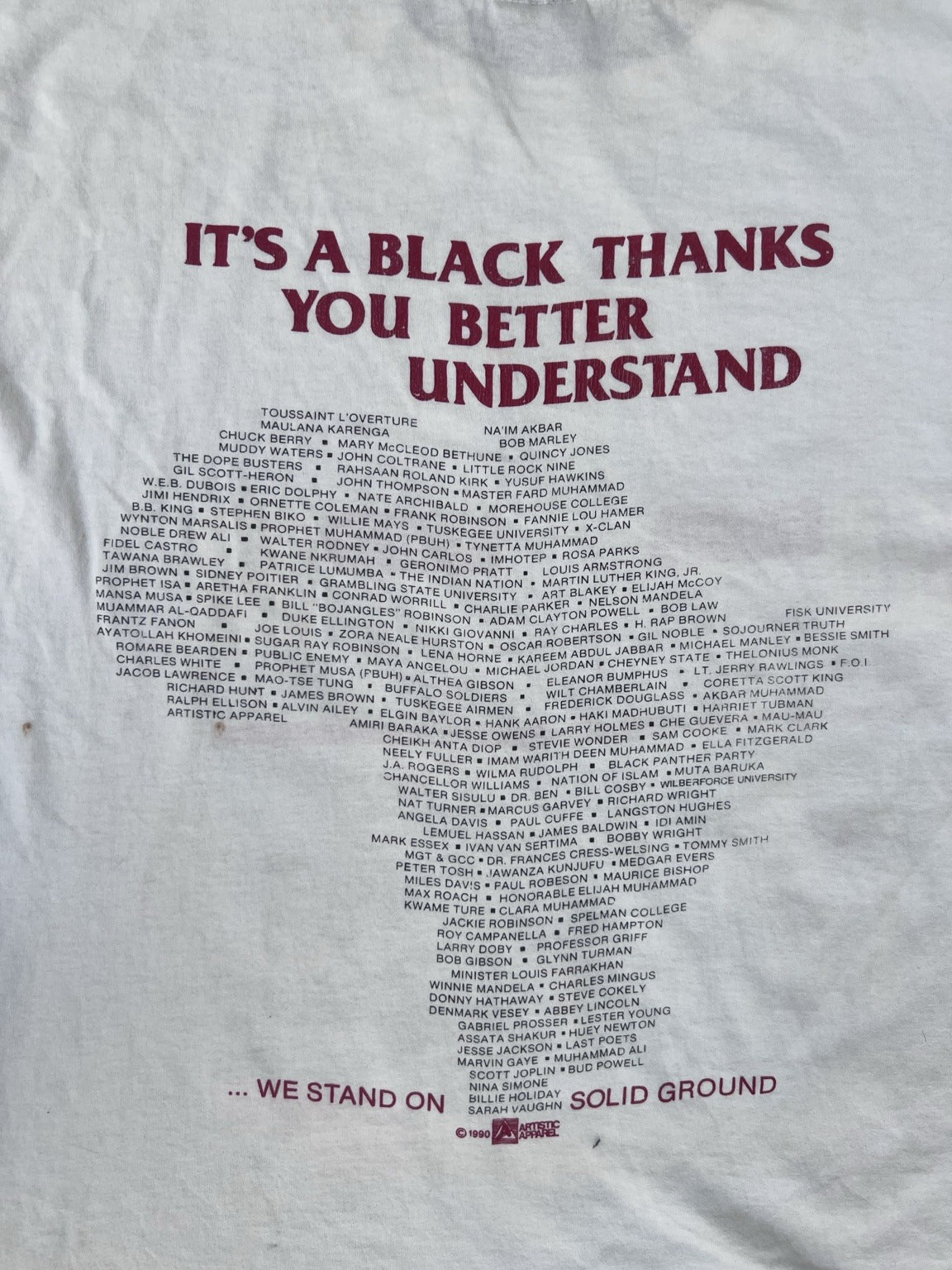 We Stand on Solid Ground vintage T-shirt photo 4