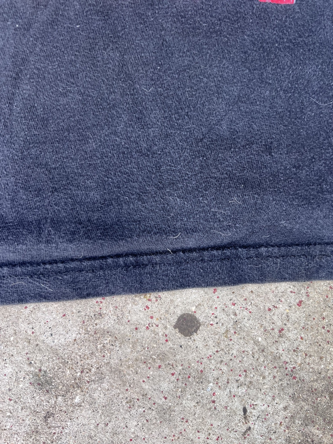 Hem stitch detail