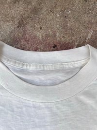 Vintage T-shirt collar detail, tag absent