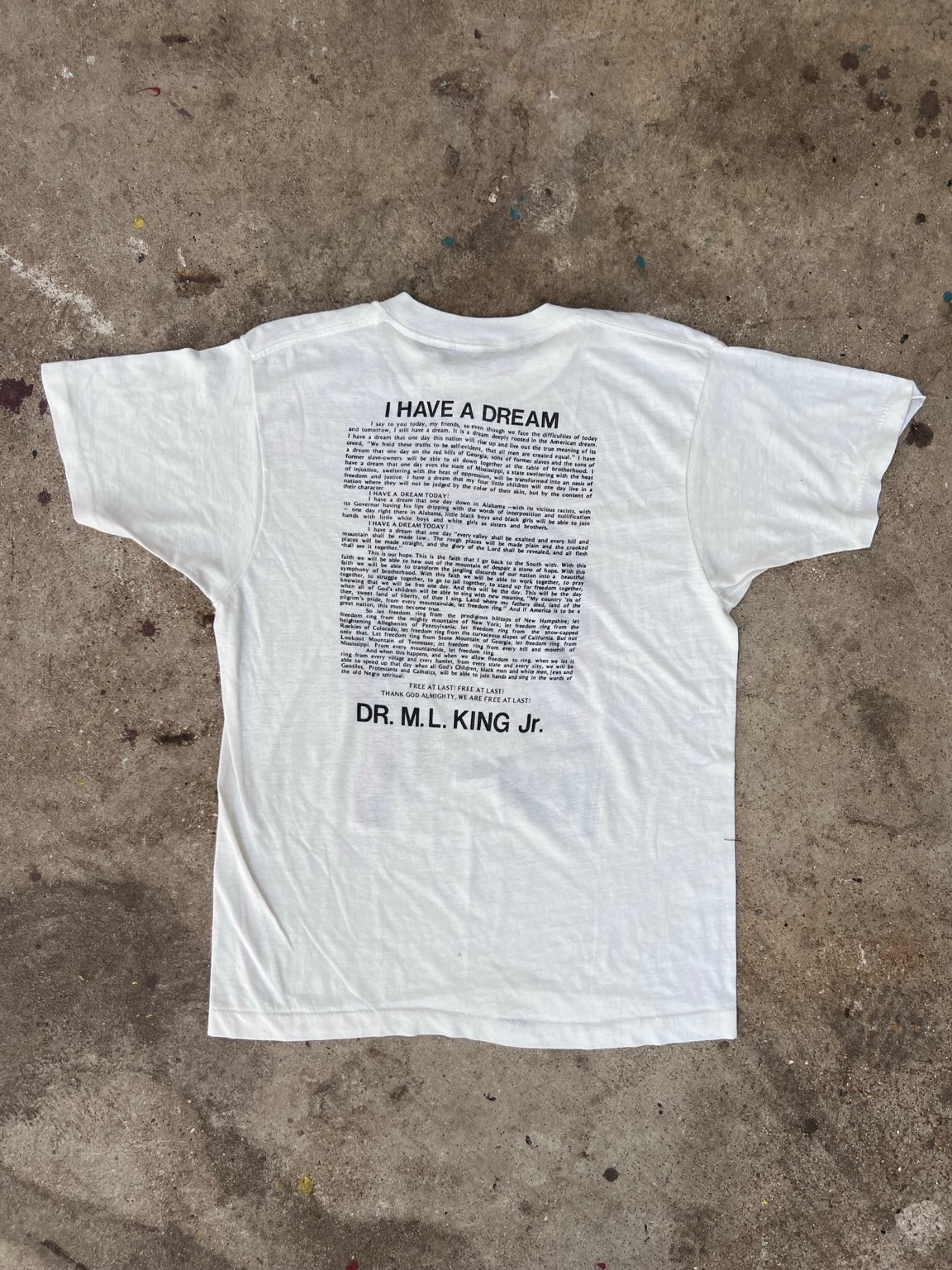 Vintage 1986 Martin Luther King Jr. I Have A Dream back