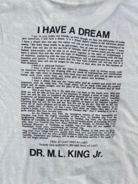 I Have A Dream back print detail